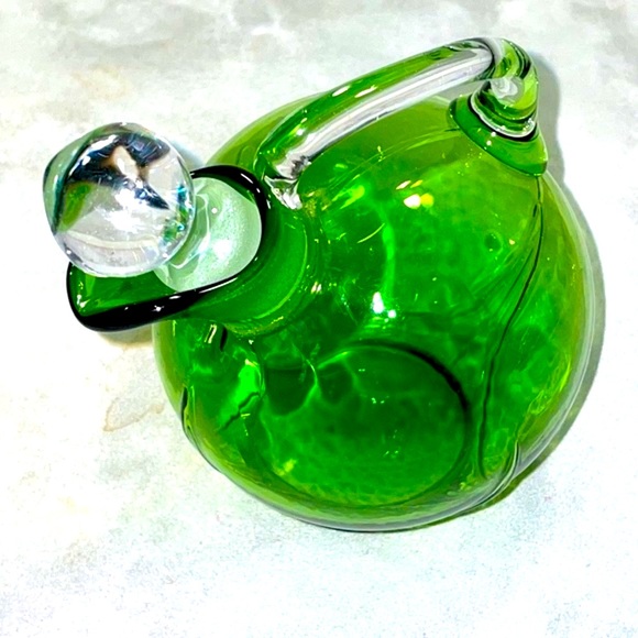 Handblown Tilt Ball Decanter & Cordials Set Cambridge Glass Co Circa 1930’s EUC - Picture 4 of 16